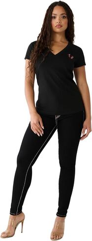 Women's Buddha Cities Logo Crewneck Tee in Saudi Arabia