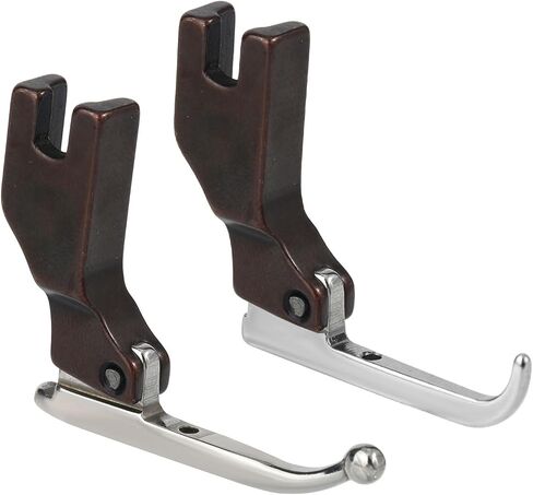 2pcs P369 New Bead Sequin Special Presser Foot, Metal Sewing Machine Straight Stitch Foot Beaded Presser Feet Set Sewing Machine Accessories for Wedding Dress Fabric in Saudi Arabia
