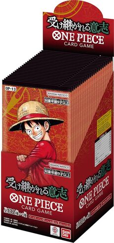 BANDAI ONE Piece Card Game Inherited Will (OP-13) (Box) Pack of 24 in Saudi Arabia