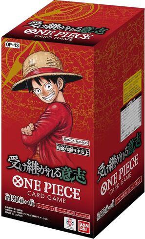 BANDAI ONE Piece Card Game Inherited Will (OP-13) (Box) Pack of 24 in Saudi Arabia