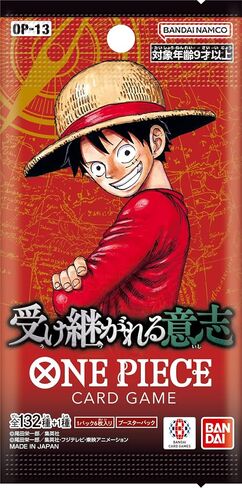 BANDAI ONE Piece Card Game Inherited Will (OP-13) (Box) Pack of 24 in Saudi Arabia