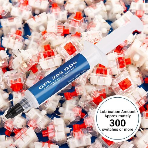 Krytox-GPL-205-GD0-Lubricant, Keyboard Switch Lube GPL 205 Grade 0, Syringe for Mechanical Keyboard Switches and Stabilizers (7.5ML 0.53OZ) in Saudi Arabia