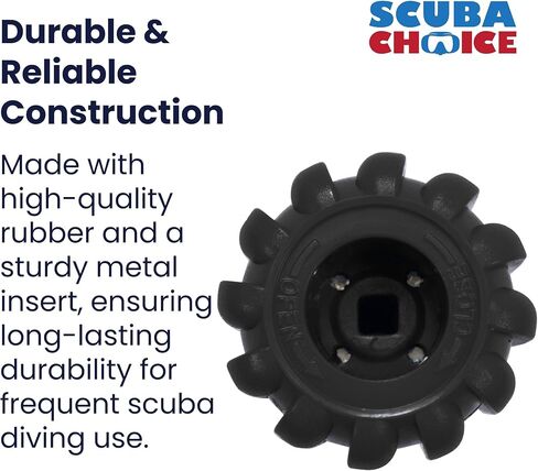 مقبض صمام خزان الغوص سكوبا تشويس - شكل دائري، أخضر in Kuwait