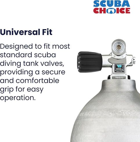 مقبض صمام خزان الغوص سكوبا تشويس - شكل دائري، أخضر in Kuwait