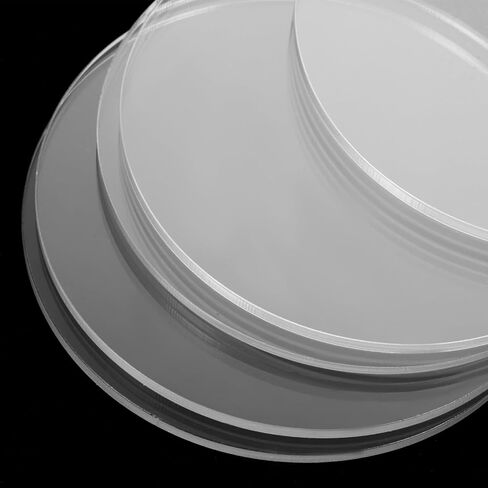 Lurrose 5pcs حول أقراص أكريليك شفافة للمشاريع الأكريليك للطلاء الحرف والفراغات للاستخدام الفني in Saudi Arabia