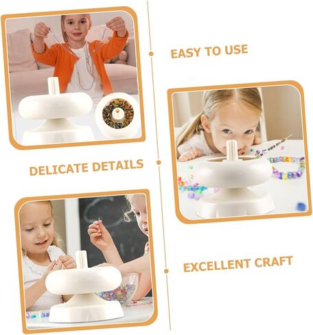 ARTIBETTER DIY Beading Bowl Beading Needle Bead Crafts Spinner Bowl for Jewelry Making Boys and Girls Crafts Supplies in Saudi Arabia