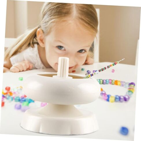 ARTIBETTER DIY Beading Bowl Beading Needle Bead Crafts Spinner Bowl for Jewelry Making Boys and Girls Crafts Supplies in Saudi Arabia