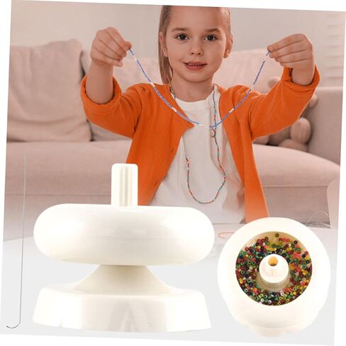 Angoily Manual Beading Tool Bead Spinner Bowl Jewelry Making Device Bead Stringing Tool for DIY in Kuwait