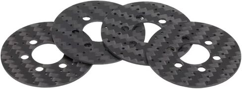 RC CAR Upgrade Part for TRX4 لـ SCX10 1.9 2.2 1/8 1/10 4pcs 1mm Carbon Fiber SLW Detors RATOR in Saudi Arabia
