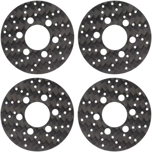 RC CAR Upgrade Part for TRX4 لـ SCX10 1.9 2.2 1/8 1/10 4pcs 1mm Carbon Fiber SLW Detors RATOR in Saudi Arabia