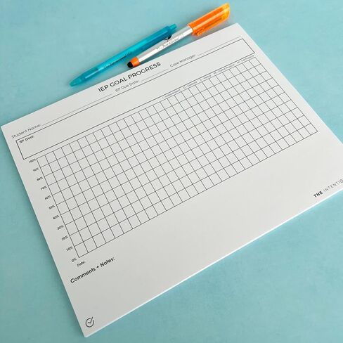 Mrs. D Corner Teacher Classroom Collection (IEP Doal Progress Data Notepad) 50 ورقة 8.5 "X11" مفكرة لتتبع بيانات الطالب in Saudi Arabia