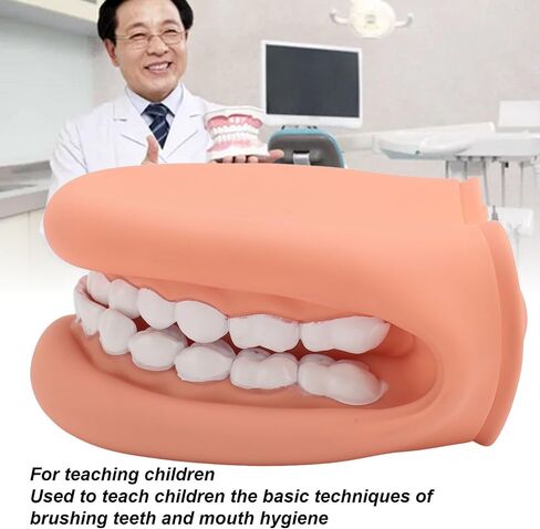 Mouth Hand Puppet with Tongue, Soft Silicone Mouth Puppet for Kids, 28 Teeth, Mouth Model, Speech Toy, Simulation & Teaching in Saudi Arabia