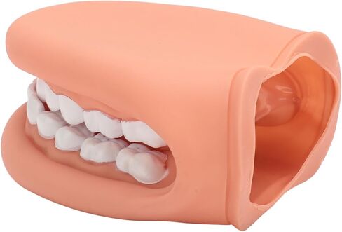 Mouth Hand Puppet with Tongue, Soft Silicone Mouth Puppet for Kids, 28 Teeth, Mouth Model, Speech Toy, Simulation & Teaching in Saudi Arabia