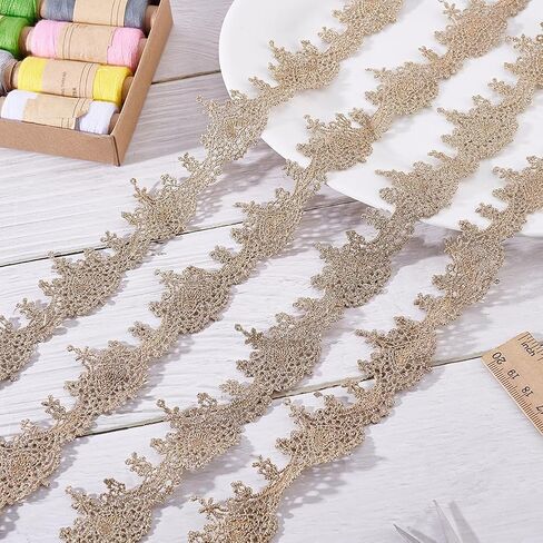 5 Yards White Lace Trim with Tassel Ribbon Star Edge Polyester Decorative Ribbon 20mm Wide Embroidery Braid Lace Trim for Wedding DIY Clothes Jewelry Crafts Home Decor Gift Wrapping in Saudi Arabia