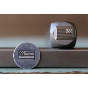 8mm American Flag Metal Punch Design Jewelry Stamp in Saudi Arabia