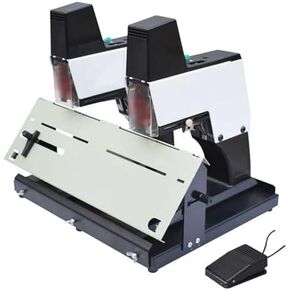 Stapler & Binder التلقائي للسرد الكهربائي ، غرزة مسطحة A3 ، آلة ربط الكتب 9 سرعات ، حماية المربى ، ما يصل إلى 40 ورقة (مزدوجة) - مثالية لتجميع الوثائق الفعالة in Kuwait