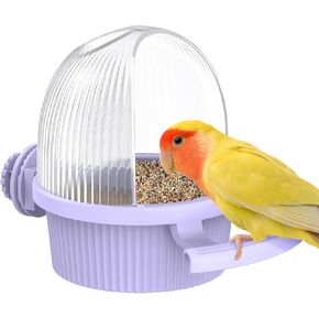 Pawfly لا فوضى تغذية الطيور مع موزع المياه ، وعاء الطعام والمياه للببغاء ، الببغاء ، الكوكاتيل ، بودجي وحب بيرد in Saudi Arabia