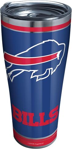 كوب Tervis ذو الجدران الثلاثية NFL Kansas City Chiefs المعزول يحافظ على المشروبات باردة وساخنة، 30oz - الفولاذ المقاوم للصدأ، Touchdown in Saudi Arabia
