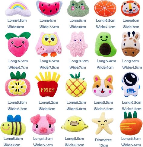 20 PCS Catnip Toys للقطط الداخلية القطط عيد الميلاد التفاعلية Cat Dental Toy Kitty Plush Training Toys in Kuwait