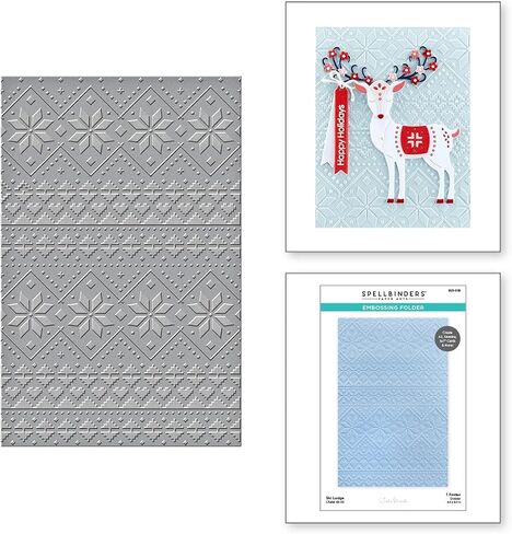 Spellbinders Papercrafts ، Inc Ski Lodge-Winter Tales Formbinders Folder by Zsoka Marko in Saudi Arabia