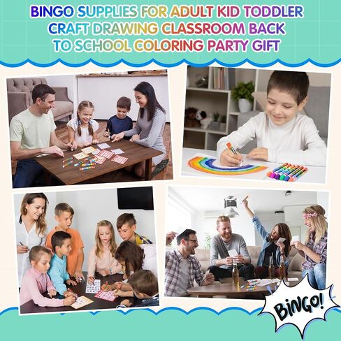 Crtiin 80 Pack Dot Markers للأطفال الصغار والأطفال ، 40 لونًا Bingo Daubers بالجملة ، والطلاء القابل للغسل للأطفال ، وعلامات البنغو ، وفنون الحرف الصغيرة والطفل ، يجب أن يكون الفصل الدراسي في رياض الأطفال in Saudi Arabia