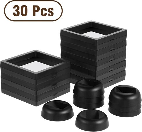 30pcs علبة عرض عائمة ثلاثية الأبعاد ، صندوق تخزين مجوهرات لفيلم PE شفاف لحلق قرط سوار قلادة in Saudi Arabia