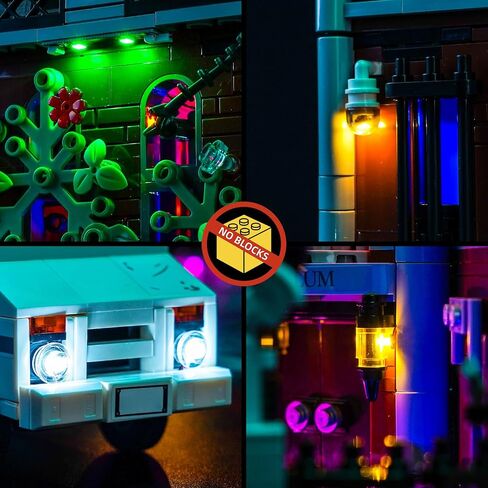 BrickBling LED Light Compatible with Lego Arkham Asylum, Compatible with Lego 76300-Not Come with Model (RC Version Light) in Saudi Arabia