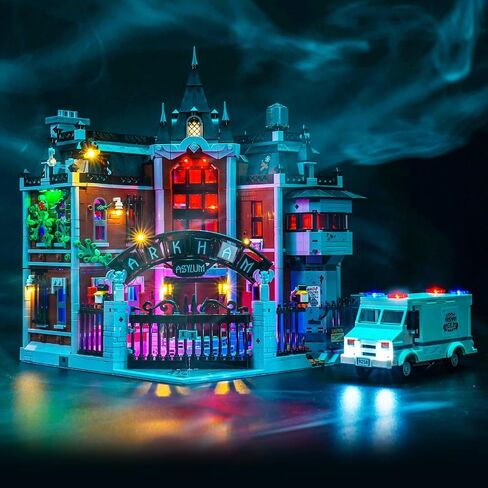 BrickBling LED Light Compatible with Lego Arkham Asylum, Compatible with Lego 76300-Not Come with Model (RC Version Light) in Saudi Arabia