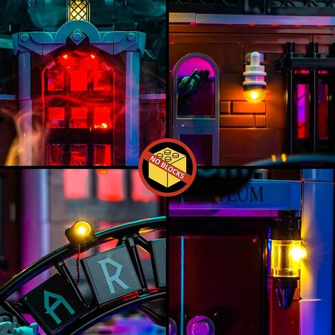 BrickBling LED Light Compatible with Lego Arkham Asylum, Compatible with Lego 76300-Not Come with Model (RC Version Light) in Saudi Arabia