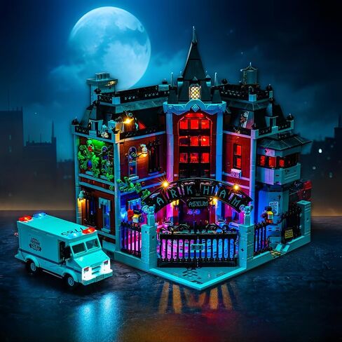 BrickBling LED Light Compatible with Lego Arkham Asylum, Compatible with Lego 76300-Not Come with Model (RC Version Light) in Saudi Arabia