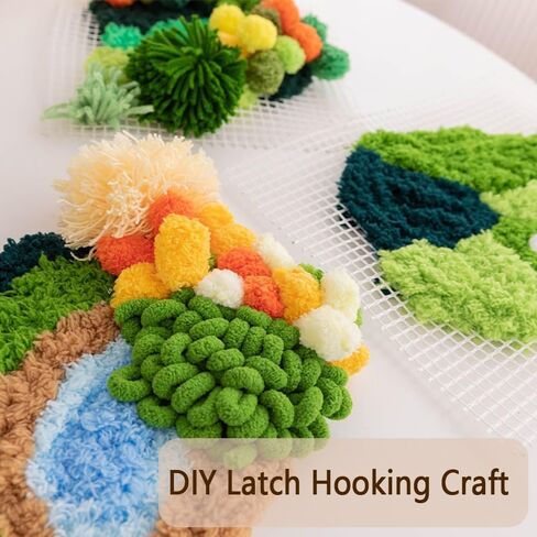 Jilip Moss Coaster DIY Moss Art Kit ، مجموعة Coaster ثلاثية الأبعاد ، حرفة مزلاج DIY ، طقم Hook Coasters للبالغين (19 * 18 سم/7.5 * 7.1 ") in Kuwait