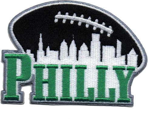 SMC Store Philly City Logo Patch Patch American American Football Fan Team Iron on Sew on in Kuwait
