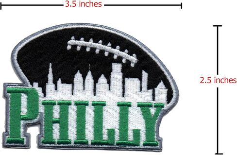 SMC Store Philly City Logo Patch Patch American American Football Fan Team Iron on Sew on in Kuwait