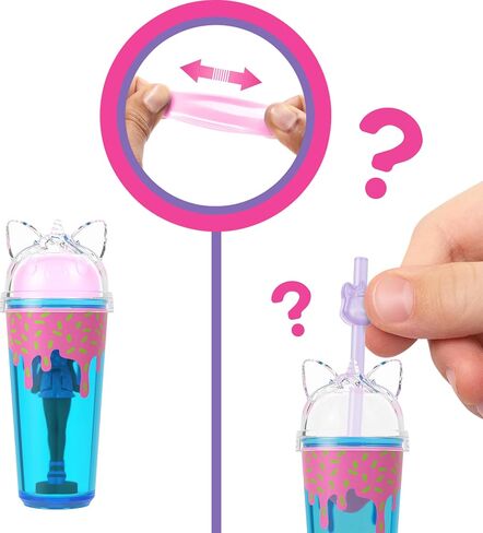 Barbie Mini Land 5 Dolls Dolls Defls ، دمى مصغرة مقاس 1.5 بوصة مع Prisph Surprise و Sensory Play Piece (قد تختلف الأنماط) in Saudi Arabia