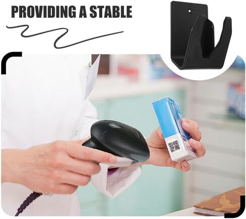 Gadpiparty 3pcs Multifunctional Scanner Stand Wall Mount Bracket for Retail and Warehouse Use Reduces Hand Fatigue and Improves Efficiency in Saudi Arabia