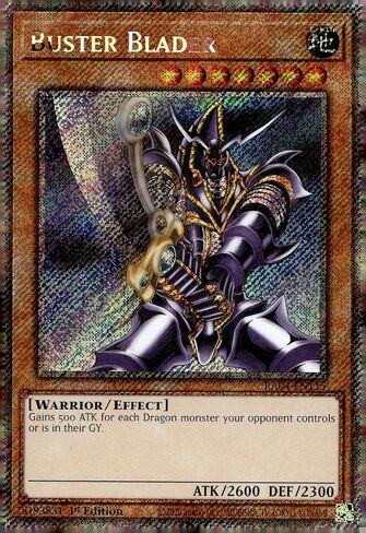 Buster Blader (Platinum Secret Rare) - RA04-EN115 - Platinum Secret Rare - 1st Edition in Saudi Arabia