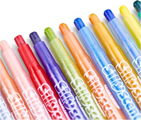Crayola Silly Scents Smash Ups Mini Twistables Scented Crayons, 24 Count in Saudi Arabia
