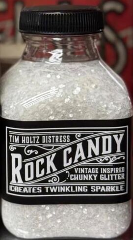 Tim Holtz Rock Candy Glitter, Clear and Chunky, Bundle of 2 Jars, 4.7 Ounces Each, 3 Carnora Scoop Spoons in Saudi Arabia