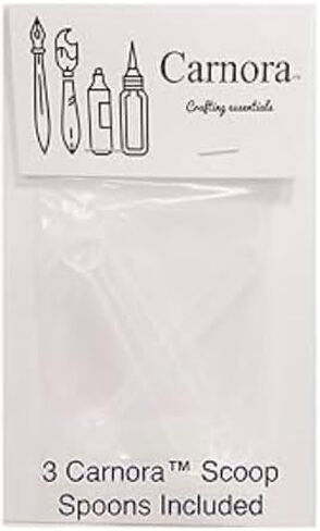 Tim Holtz Rock Candy Glitter, Clear and Chunky, Bundle of 2 Jars, 4.7 Ounces Each, 3 Carnora Scoop Spoons in Saudi Arabia