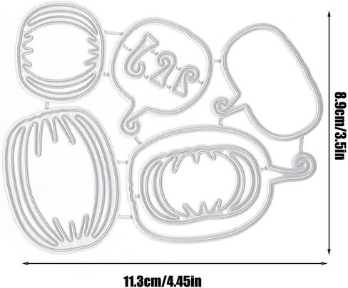 Pumpkin Dies for Card Making,Metal Die Cuts Pumpkin Heads Party Cutting Dies Halloween Embossing Stencils for Card Making Scrapbooking Album Decorative Die-Cuts in Saudi Arabia