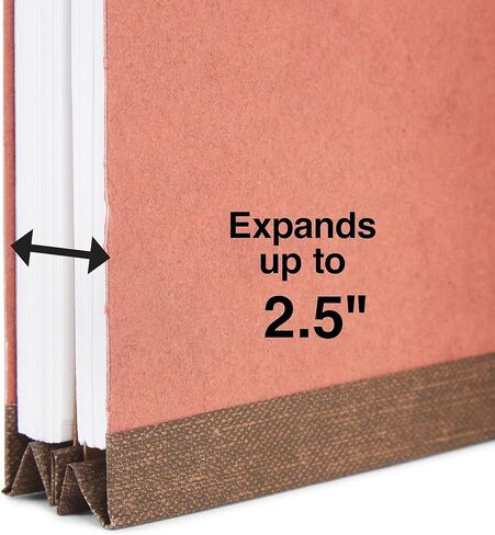 Staples 60 ٪ مجلد تصنيف Pressboard المعاد تدويره ، 2-divider ، التوسع 2.5 بوصة ، حجم الرسالة ، الطوب الأحمر ، 40/كرتون (ST614615-CCVS) in Saudi Arabia