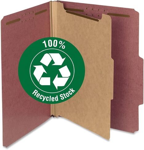 SMEAD 13724 Pressboard Classification Folder 1 Divider 2 بوصة exp. 2/5 قطع LTR Red 10/Box in Saudi Arabia