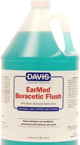 الكلاب النظيفة الأذن Med Boracetic Solution Solution Pet Pet Pet and Residue Reliever اختر حجم (12 أونصة) in Kuwait