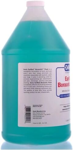 الكلاب النظيفة الأذن Med Boracetic Solution Solution Pet Pet Pet and Residue Reliever اختر حجم (12 أونصة) in Kuwait