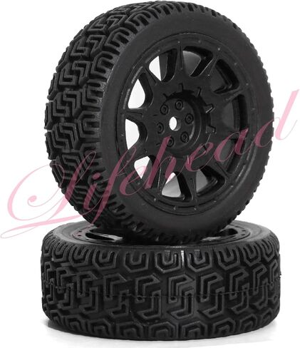 Homead 2.68 بوصة RC على إطارات سيارة سباق الطرق وعجلات لـ 1/10 RC على الطريق جولة للسيارة الانجراف HSP TAMIYA XV01 TT01 TT02 HPI KYOSHO FAZER MK2 /12MM HEX in Saudi Arabia