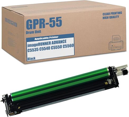 استبدال وحدة الأسطوانة GPR55 متوافقة مع Canon GPR-55 لطابعة C5535 C5535i C5540 C5540i C5550 C5550i C5560 C5560i (صفراء واحدة) in Kuwait