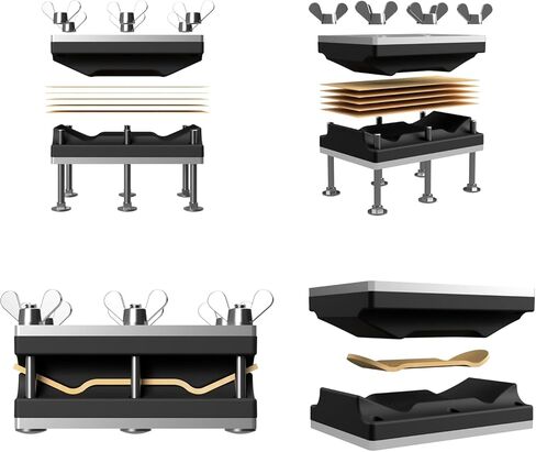DIY Fingerboard Construction Kit for Beginners – Includes Standard Shape Mold, Fingerboard Shaper, 15 Maple Wood Plies, Trucks & Wheels, Glue, Grip Tape, Step-by-Step Video & Booklet in Saudi Arabia