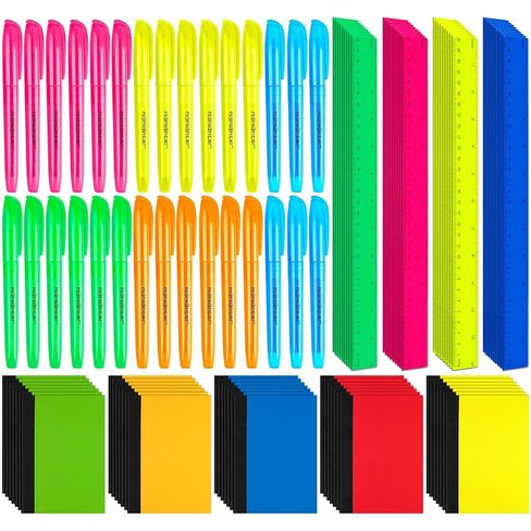 100 PCS عودة إلى مجموعة اللوازم المدرسية تشمل 50 12 بوصة مسطرة بلاستيكية واضحة 50 السلامة حادة الطرف مقص طالب القرطاسية مجموعة القرطاسية لمكتب مدرسة الفصل الدراسي in Kuwait