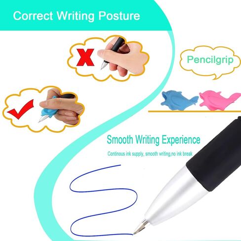Magic Pen & عبوات ، مصممة لممارسة الأخدود وكتاب نسخ سحري يختفي قلم الحبر للتمرينات السحرية ، تتبع كتب كتابة كتب للأطفال 3-5 in Kuwait