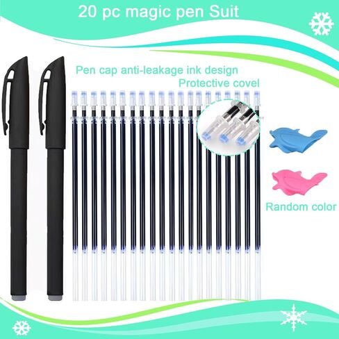 Magic Pen & عبوات ، مصممة لممارسة الأخدود وكتاب نسخ سحري يختفي قلم الحبر للتمرينات السحرية ، تتبع كتب كتابة كتب للأطفال 3-5 in Kuwait